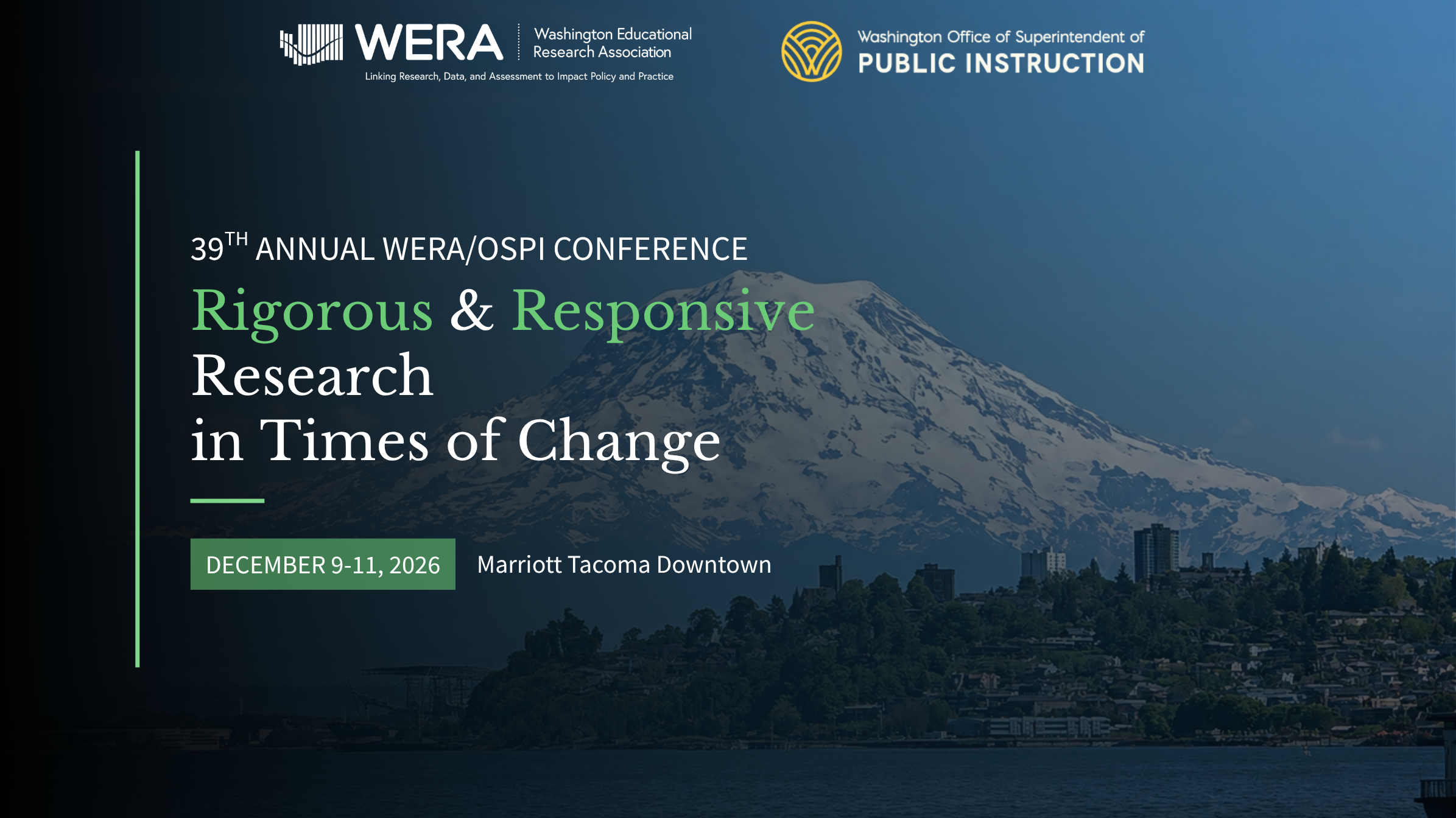 Logo for 2026 Annual WERA/OSPI Conference